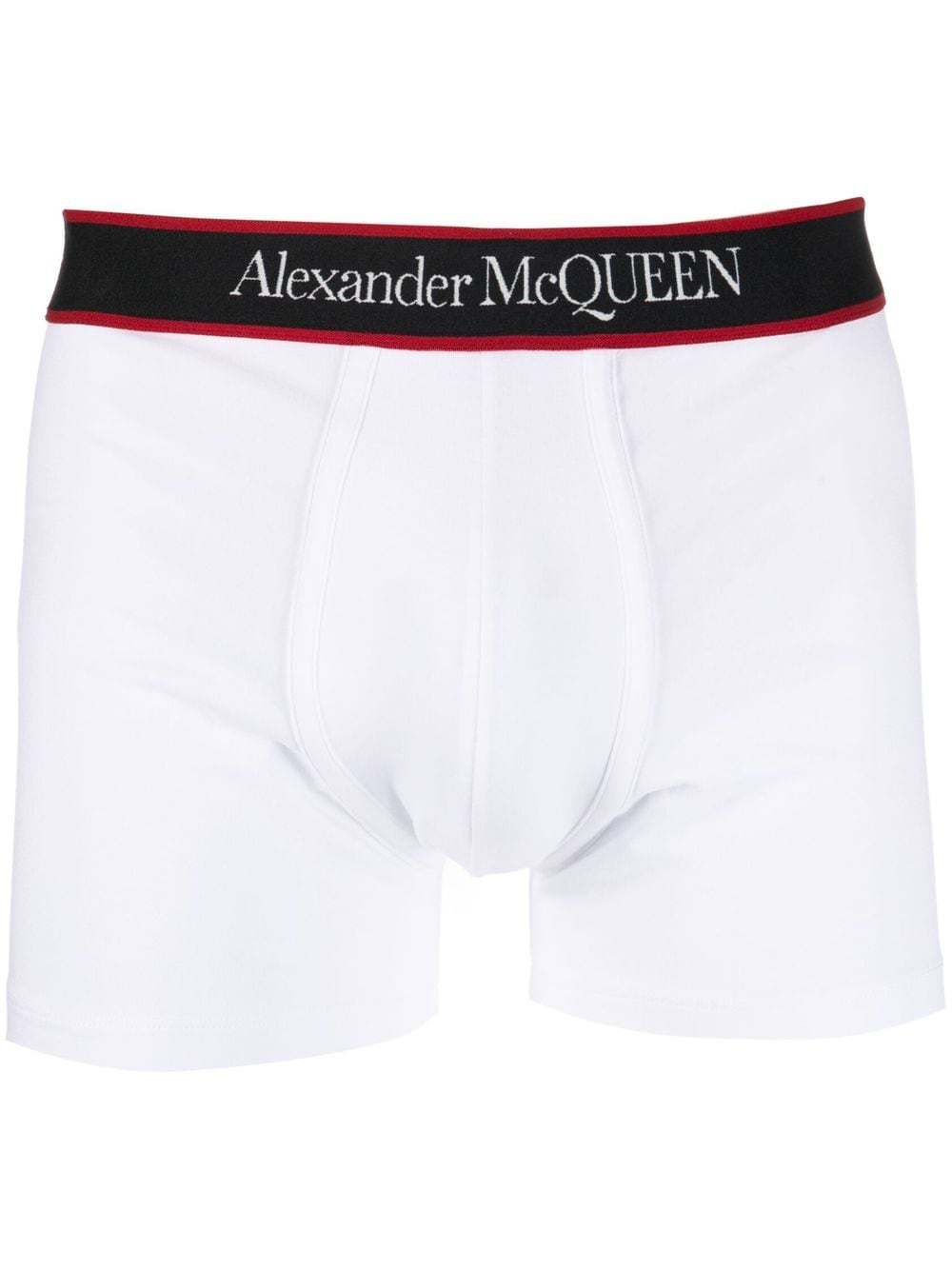 Alexander McQueen logo-waistband cotton boxers - White von Alexander McQueen