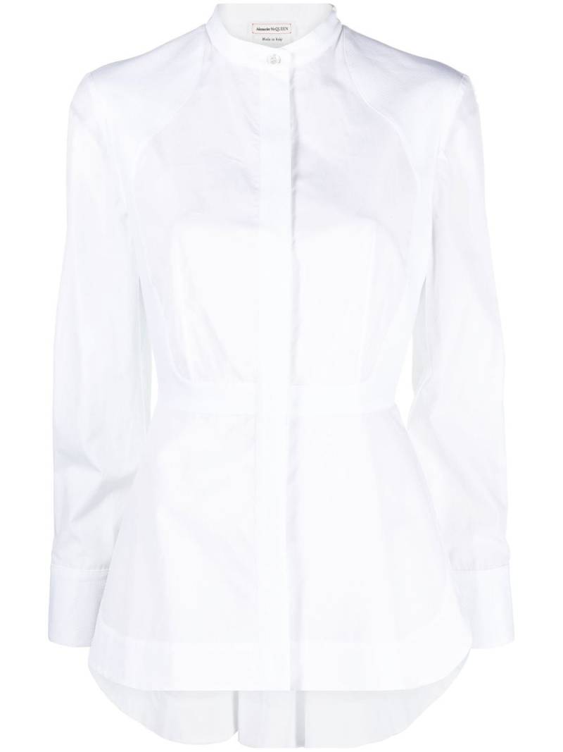 Alexander McQueen long-sleeve button-fastening shirt - White von Alexander McQueen