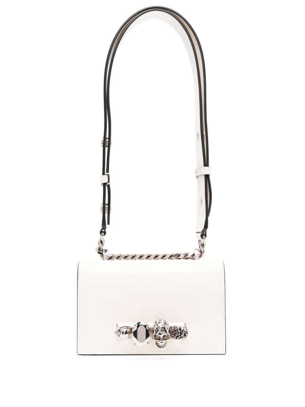 Alexander McQueen mini Jewelled satchel bag - White von Alexander McQueen