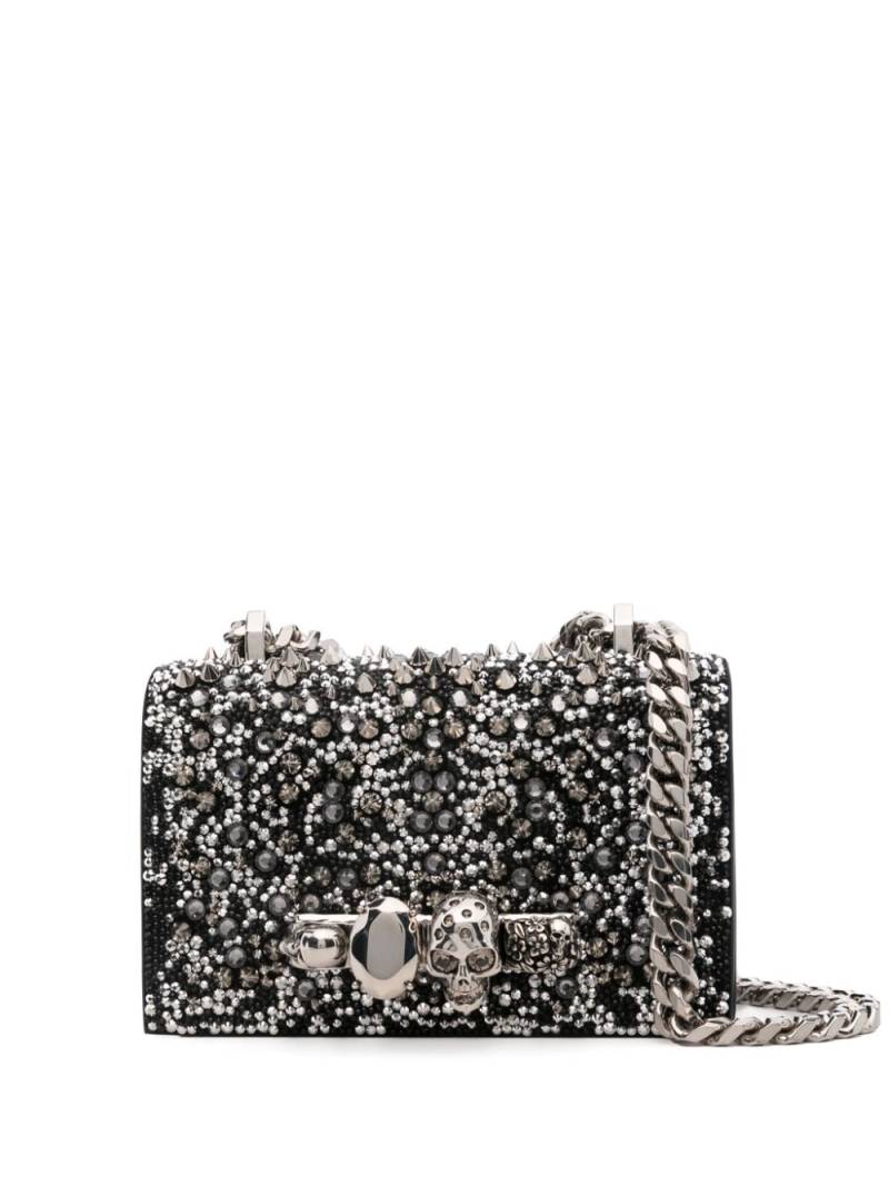 Alexander McQueen mini jewel satchel bag - Black von Alexander McQueen