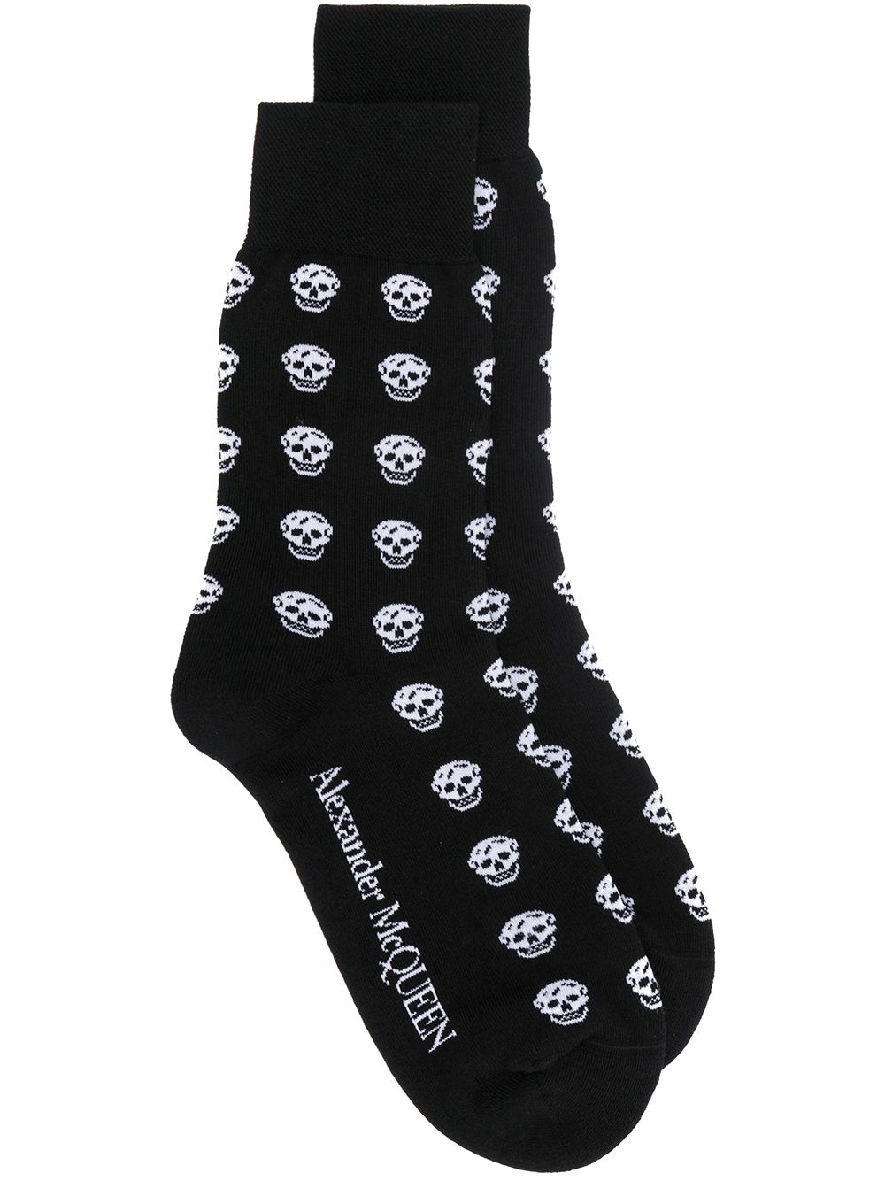 Alexander McQueen multi skull socks - Black von Alexander McQueen