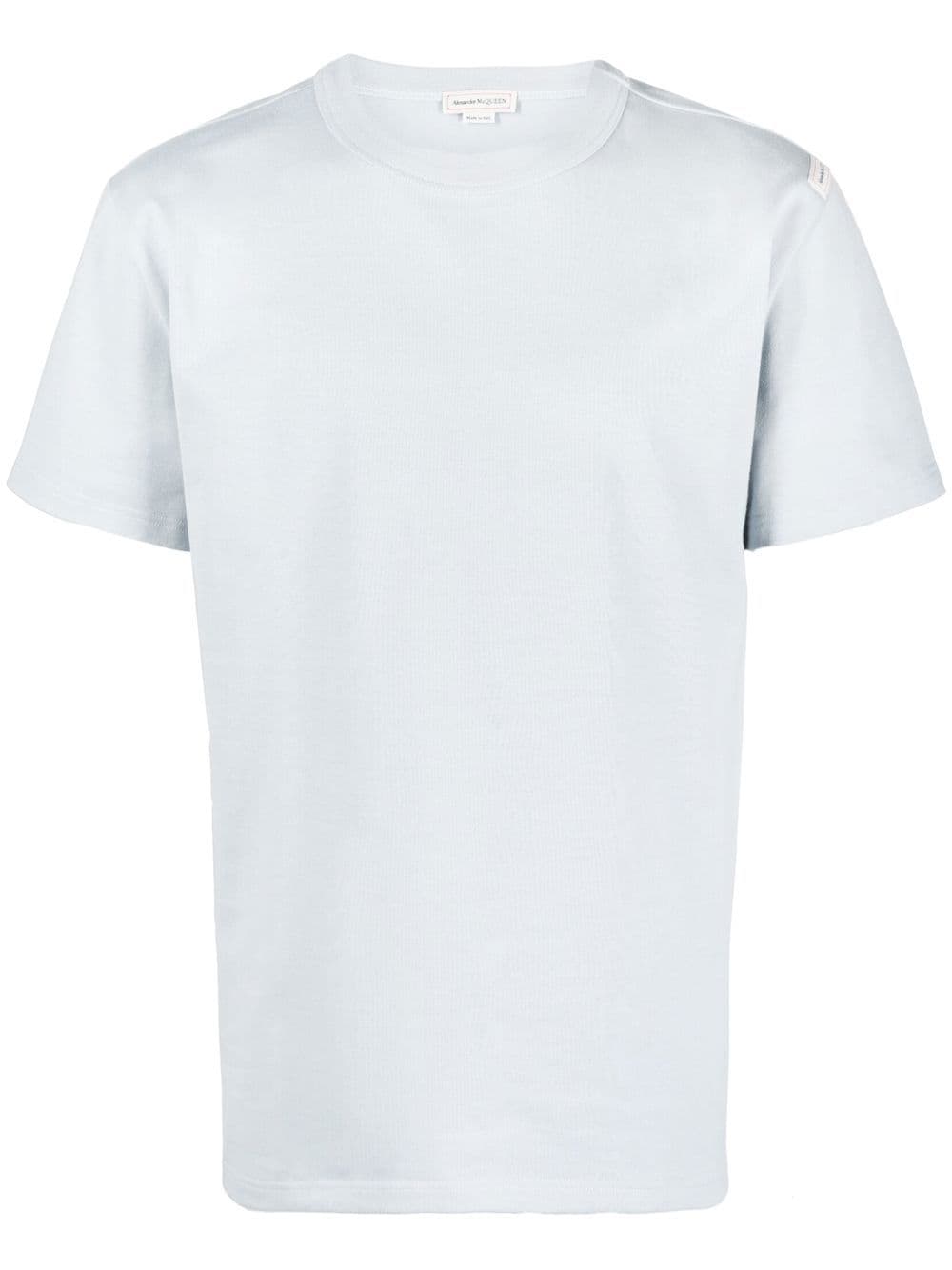 Alexander McQueen round-neck T-shirt - Blue von Alexander McQueen