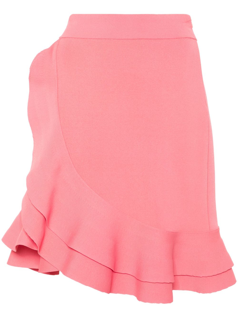 Alexander McQueen ruffled A-line skirt - Pink von Alexander McQueen