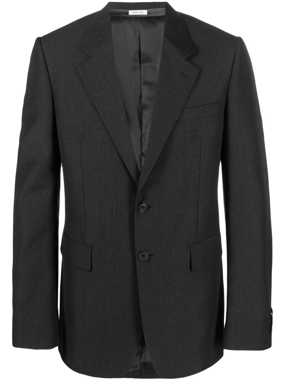 Alexander McQueen single-breasted wool blazer - Grey von Alexander McQueen