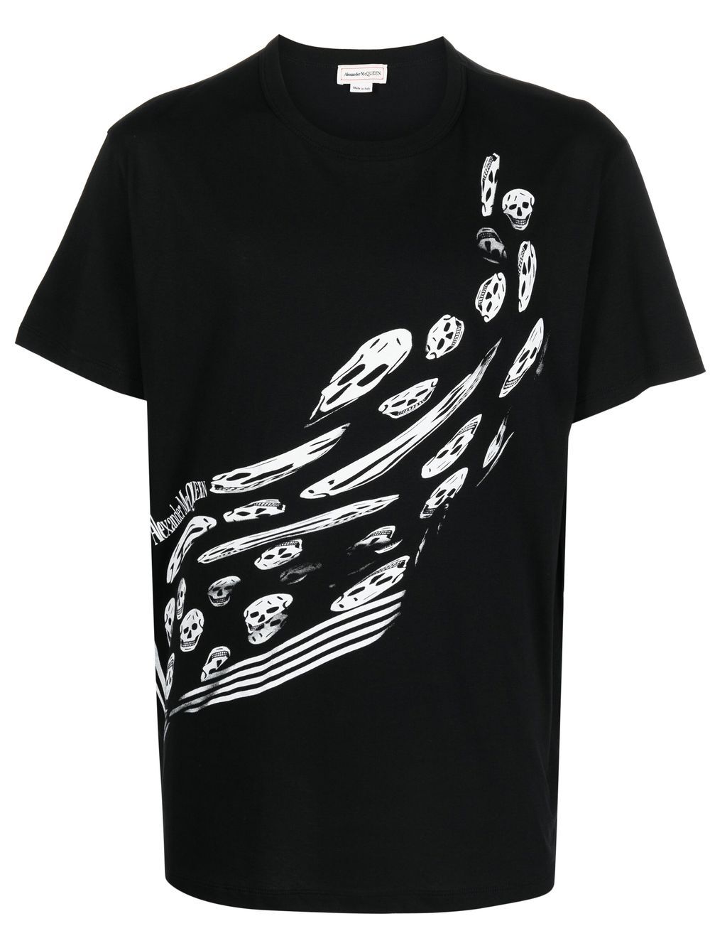 Alexander McQueen skeleton-print short-sleeved T-shirt - Black von Alexander McQueen