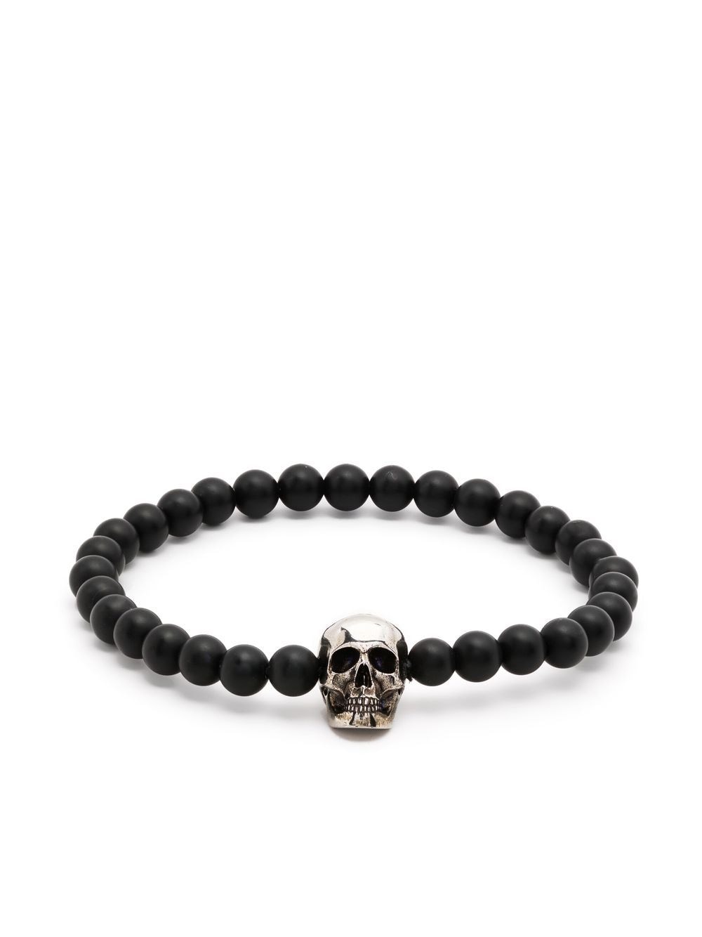 Alexander McQueen skull beaded bracelet - Black von Alexander McQueen