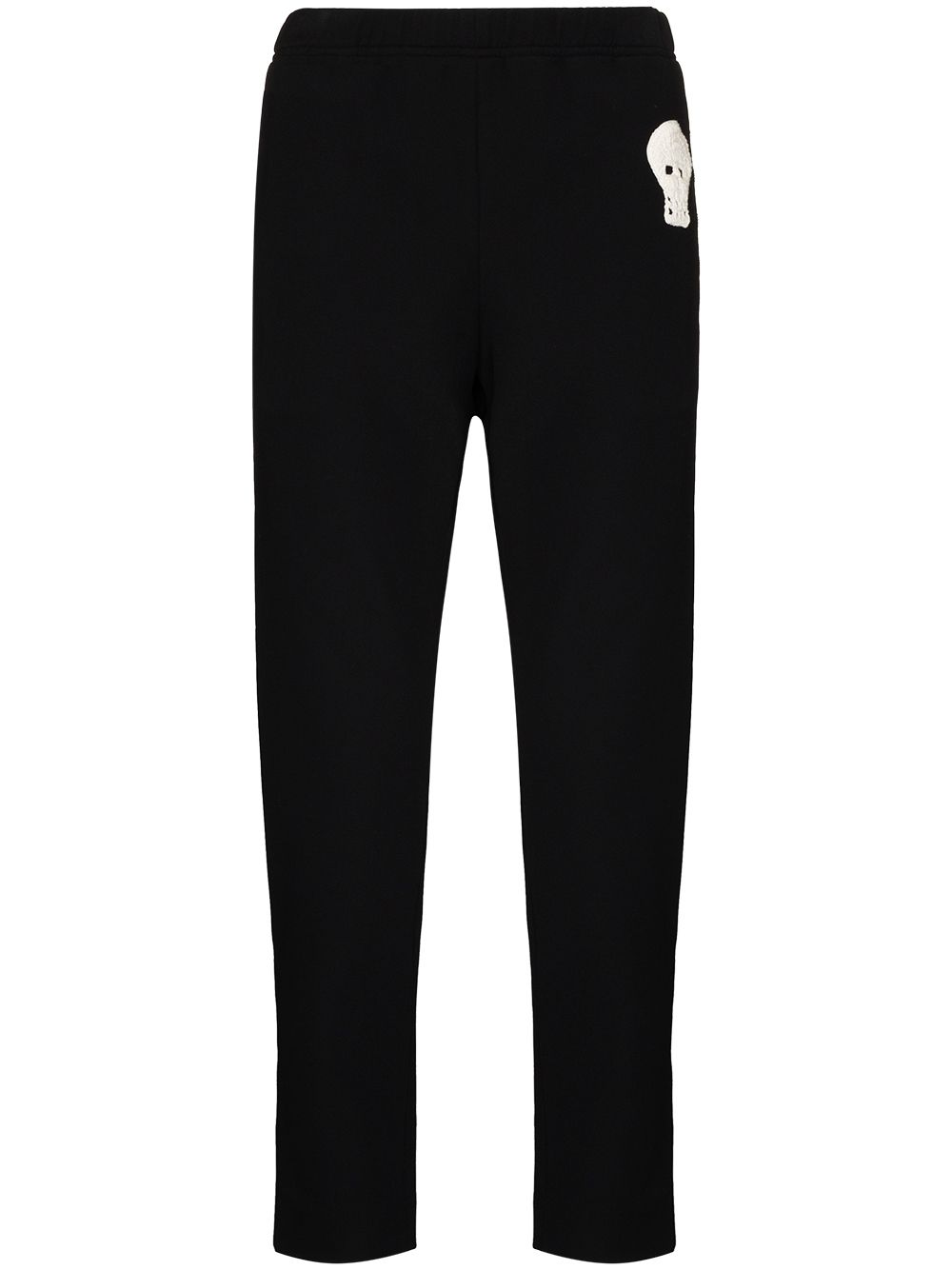 Alexander McQueen skull-embroidered zip-ankle tack pants - Black von Alexander McQueen