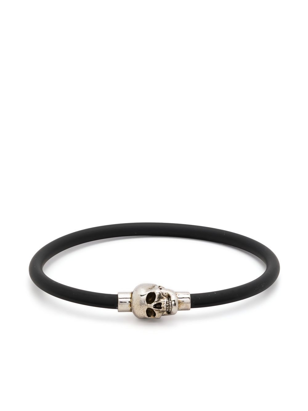 Alexander McQueen skull-fastening detail bracelet - Black von Alexander McQueen