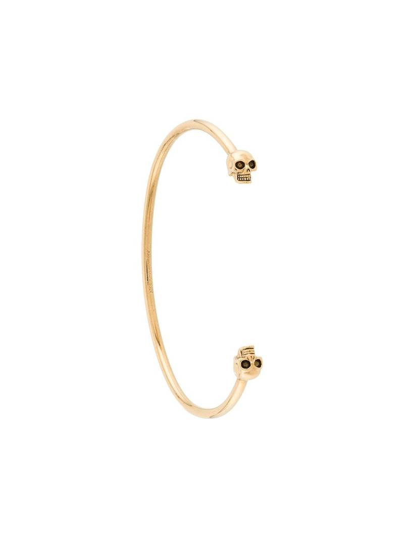 Alexander McQueen skull motif bracelet - Gold von Alexander McQueen