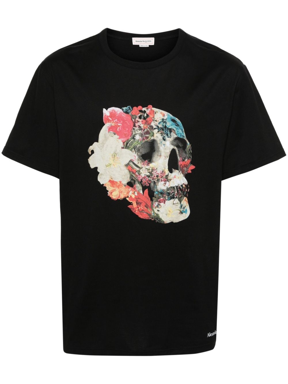 Alexander McQueen skull-print cotton T-shirt - Black von Alexander McQueen