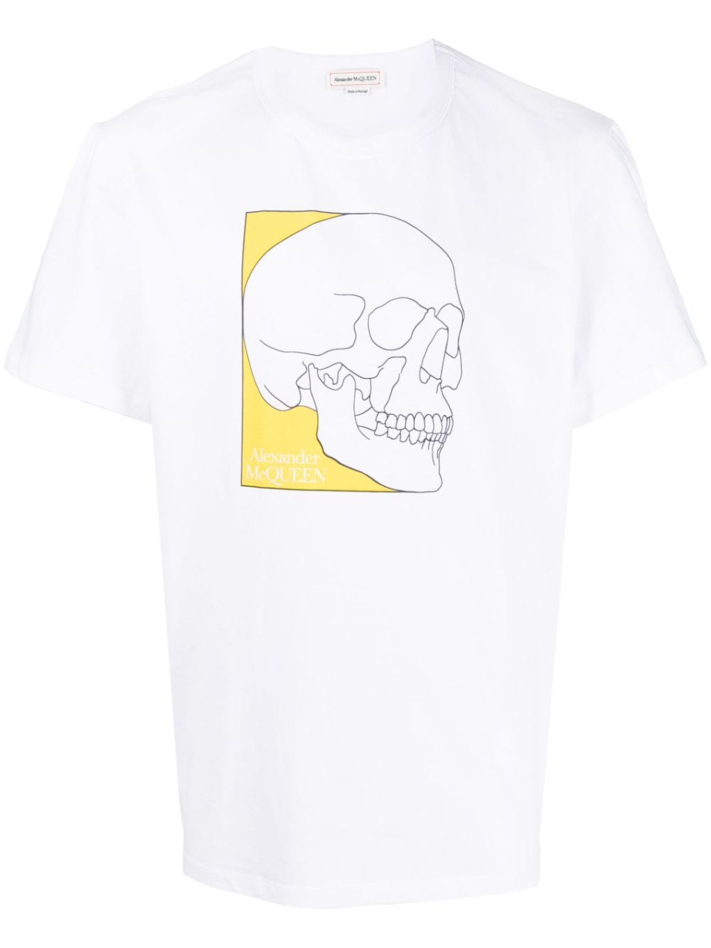 Alexander McQueen skull-print cotton T-shirt - White von Alexander McQueen