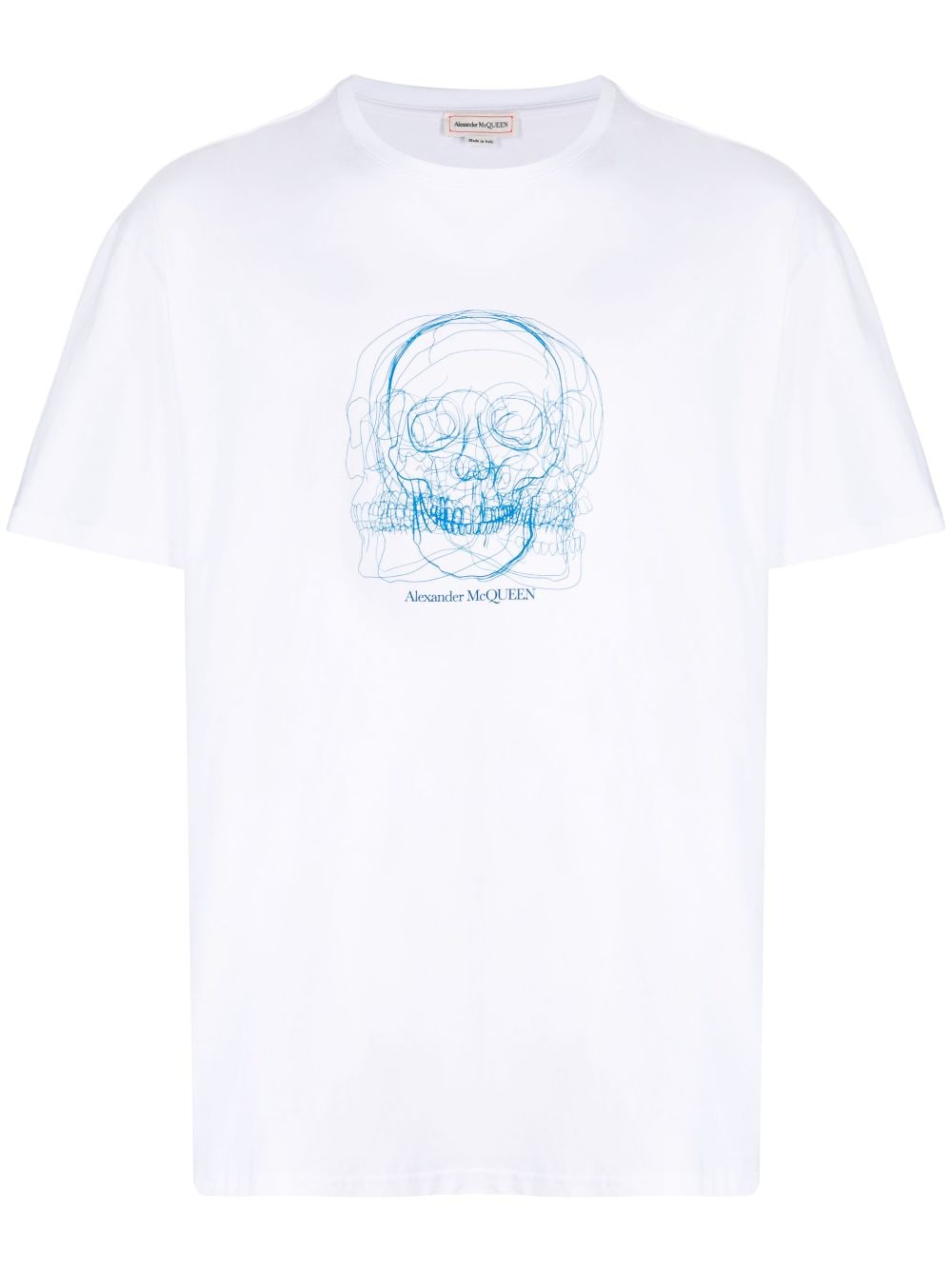 Alexander McQueen skull-print cotton T-shirt - White von Alexander McQueen