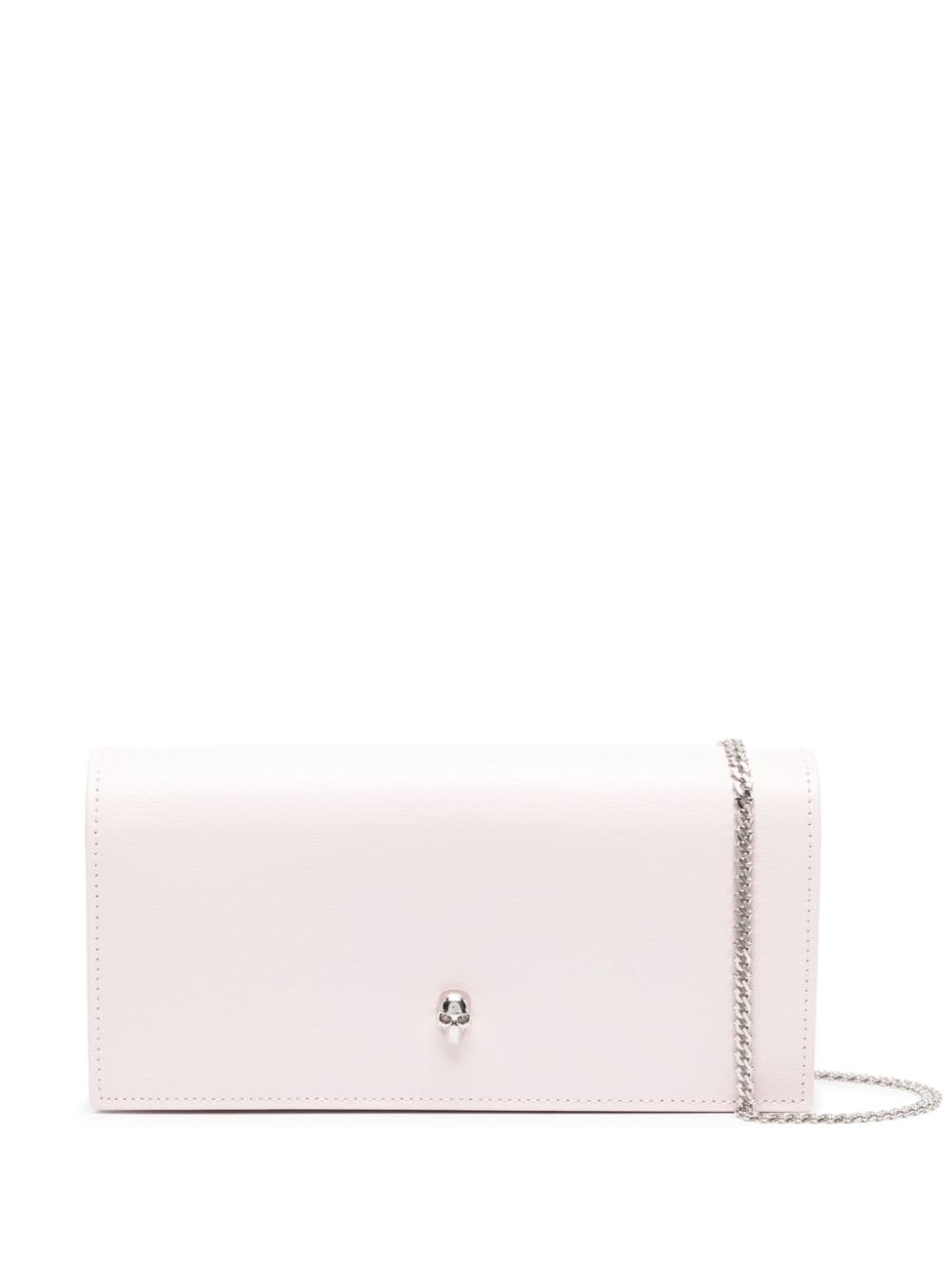 Alexander McQueen skull-stud leather crossbody bag - Pink von Alexander McQueen