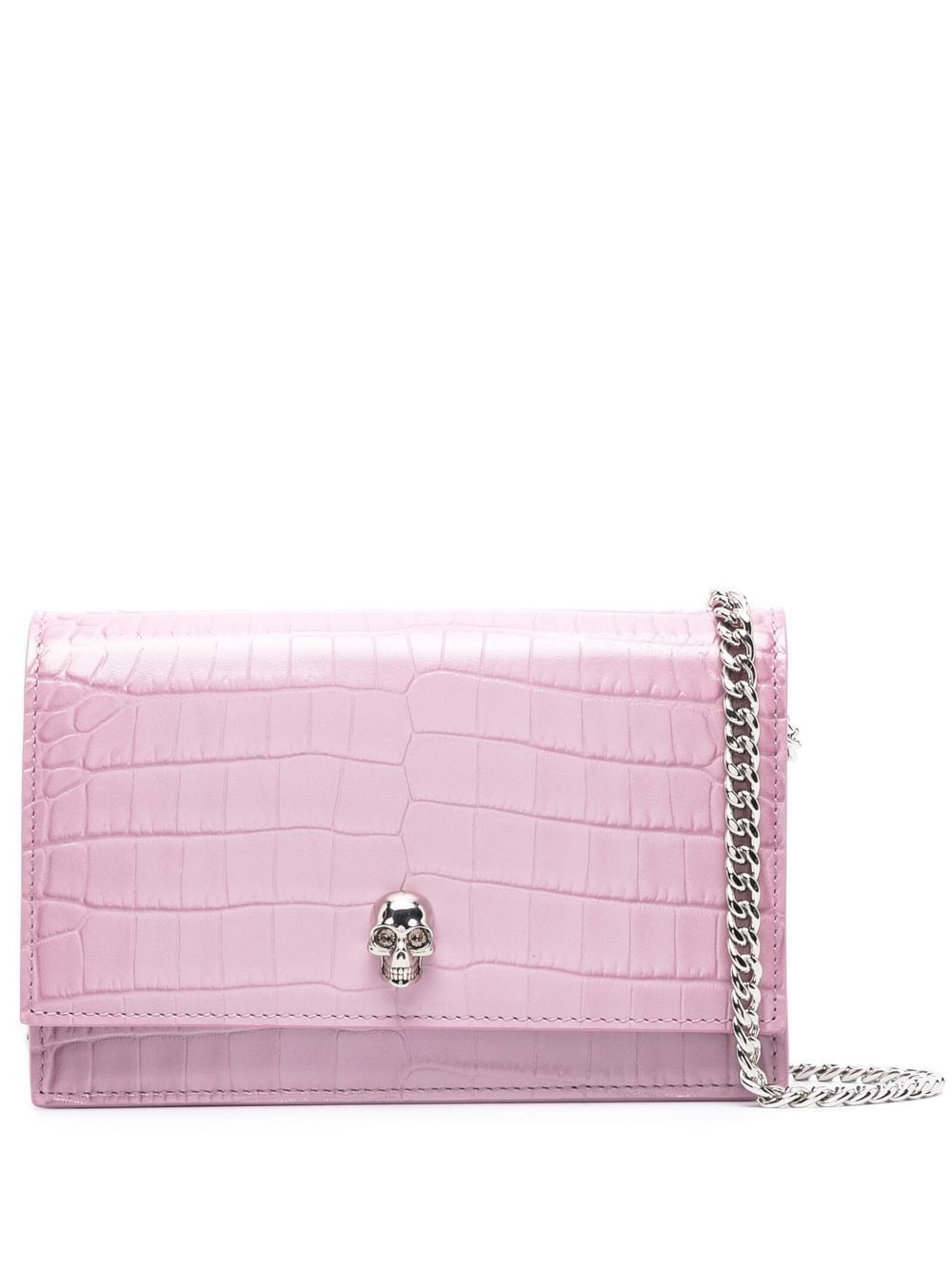 Alexander McQueen skull-stud mini-bag - Pink von Alexander McQueen