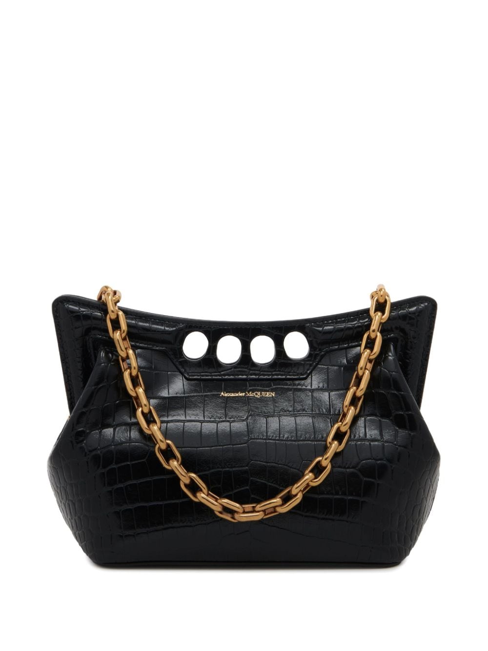 Alexander McQueen small The Peak tote bag - Black von Alexander McQueen