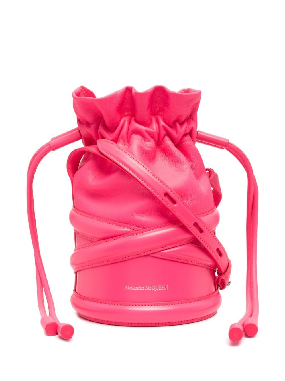 Alexander McQueen The Curve drawstring mini bag - Pink von Alexander McQueen