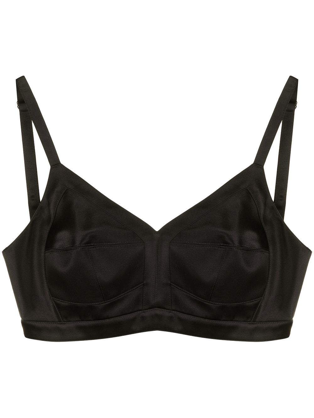 Alexander McQueen spaghetti-strap crop top - Black von Alexander McQueen