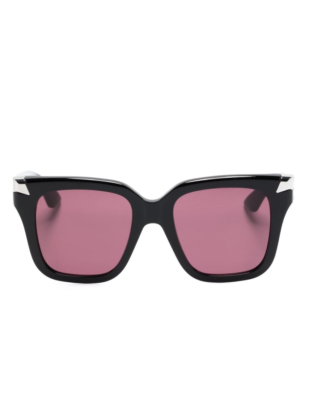 Alexander McQueen square-frame sunglasses - Black von Alexander McQueen