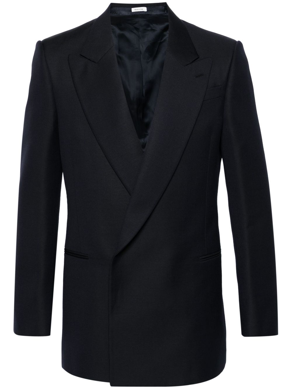 Alexander McQueen tailored peak lapels blazer - Black von Alexander McQueen