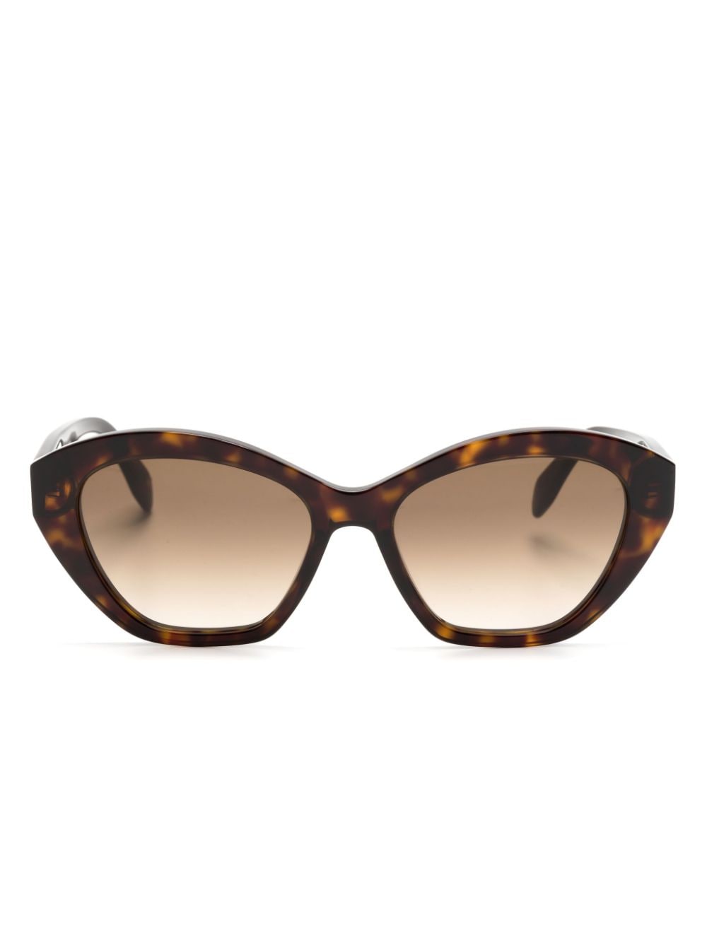 Alexander McQueen tortoiseshell cat-eye sunglasses - Brown von Alexander McQueen