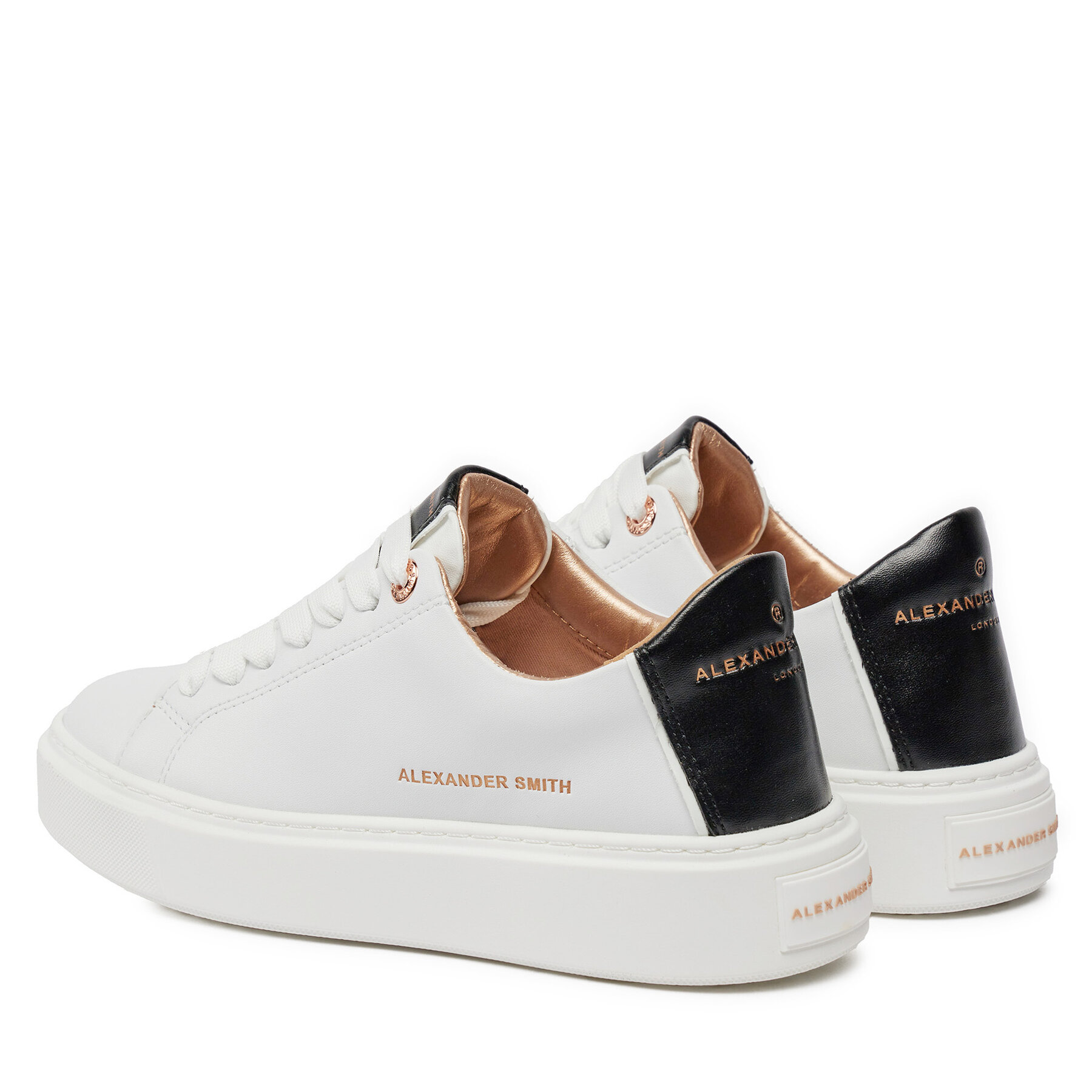 Sneakers Alexander Smith London ALAZLDW-8010 White Black von Alexander Smith