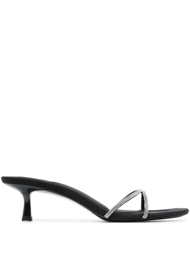 Alexander Wang Dahlia crystal-embellished 50mm sandals - Black von Alexander Wang