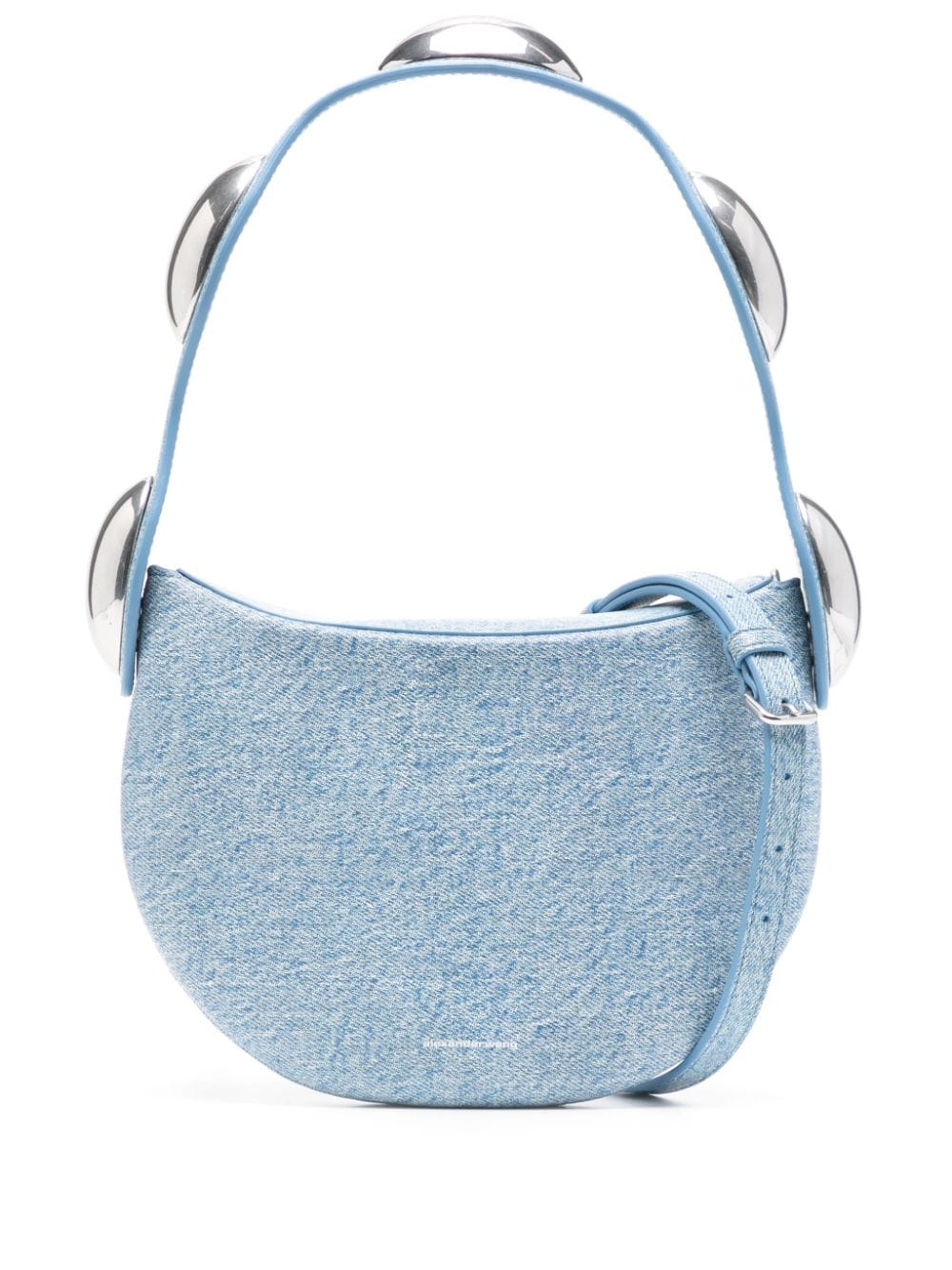 Alexander Wang Dome denim crossbody bag - Blue von Alexander Wang