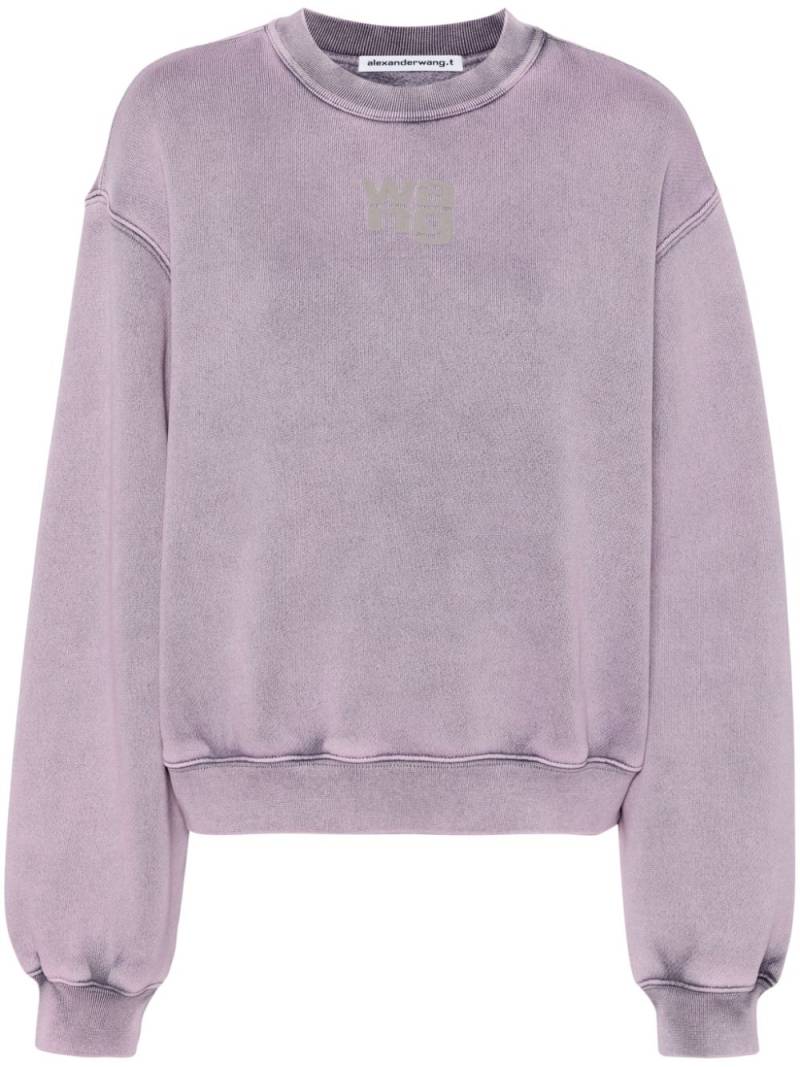 Alexander Wang Essential terrycloth sweatshirt - Purple von Alexander Wang