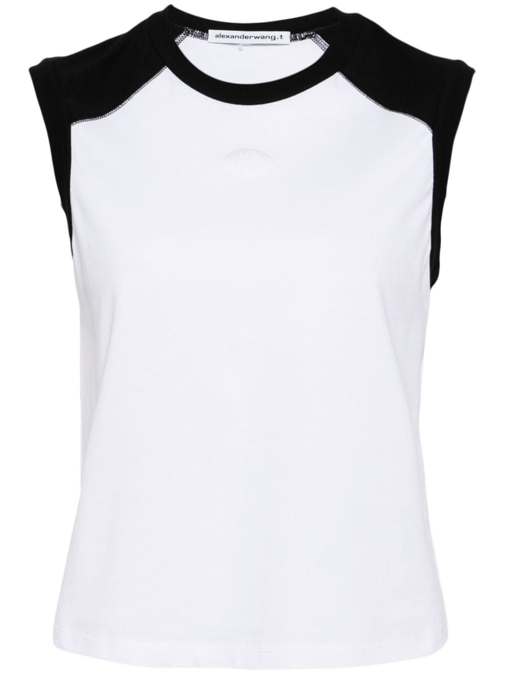 Alexander Wang Fisheye Logo raglan-shoulder tank top - White von Alexander Wang