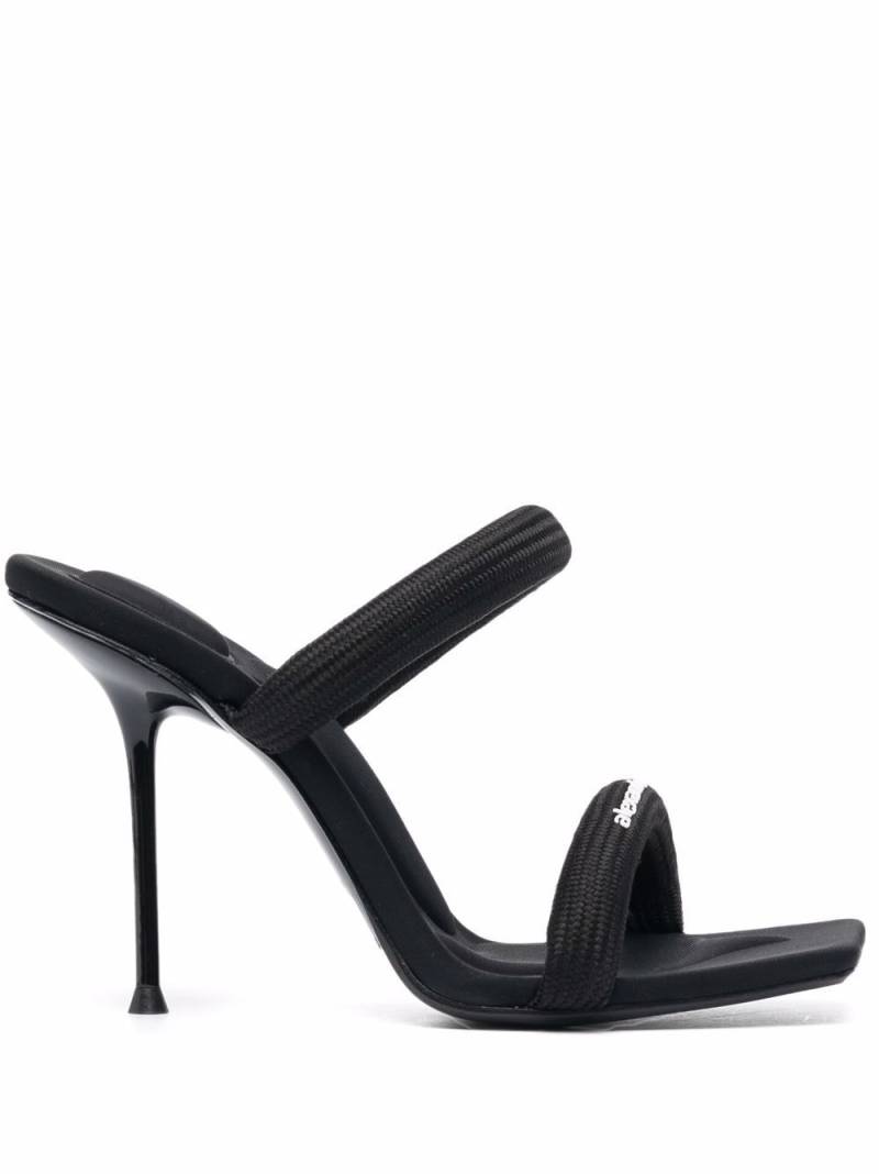 Alexander Wang Julie logo-print sandals - Black von Alexander Wang