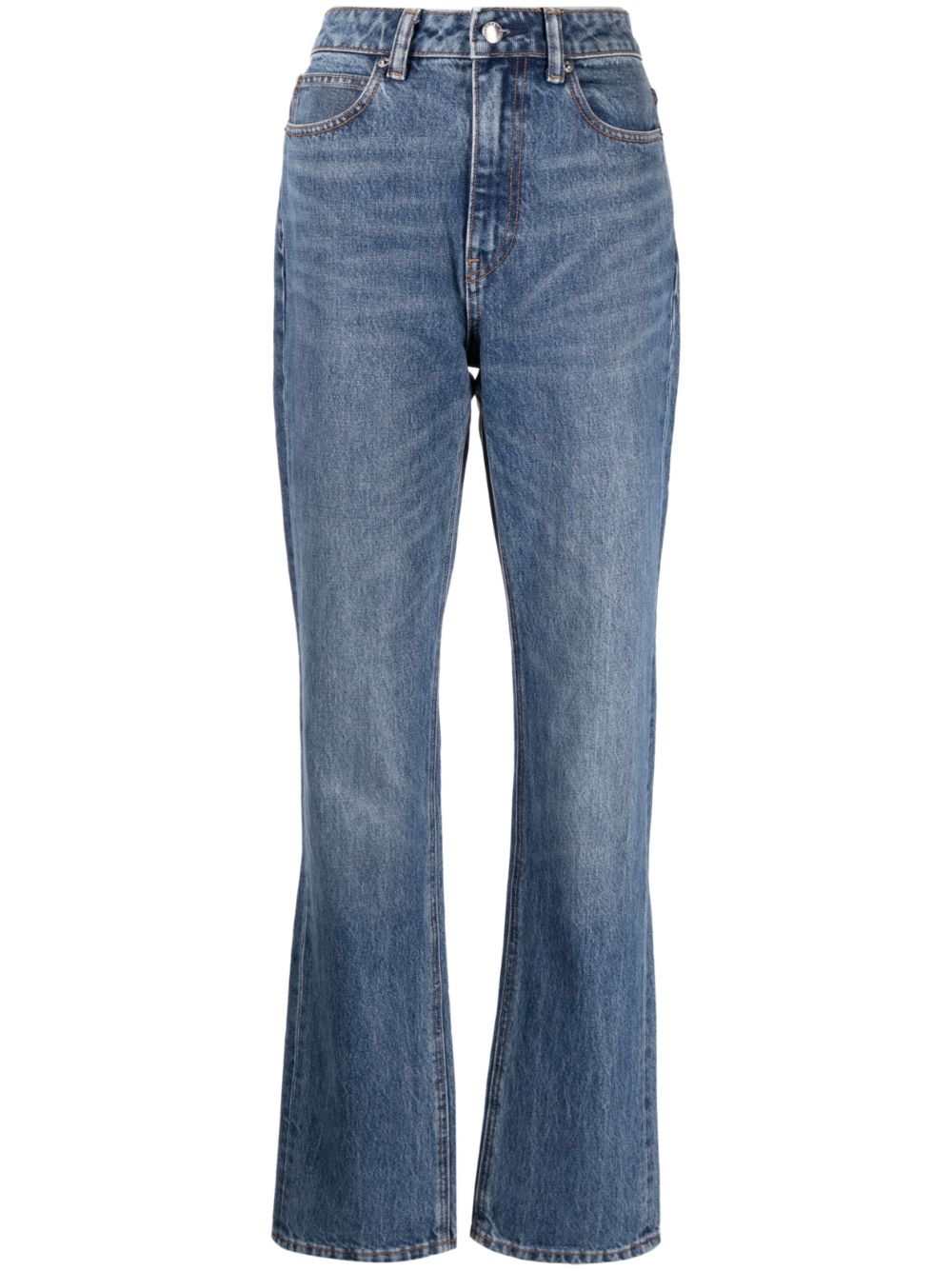 Alexander Wang Fly high-rise flared jeans - Blue von Alexander Wang