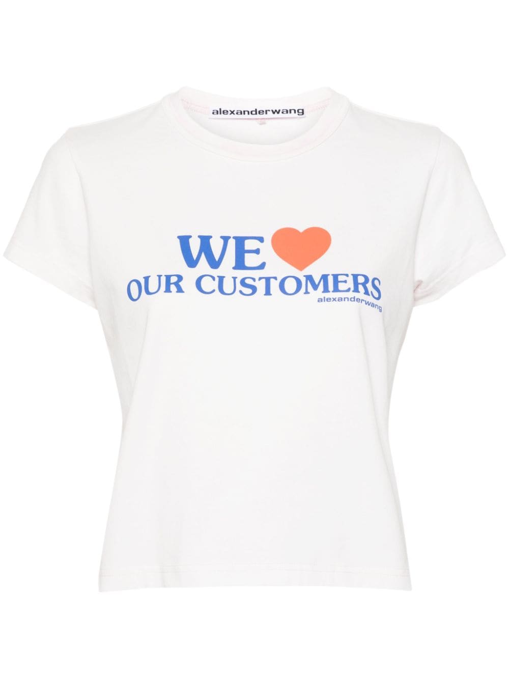 Alexander Wang We Love Our Customers-print T-shirt - Pink von Alexander Wang