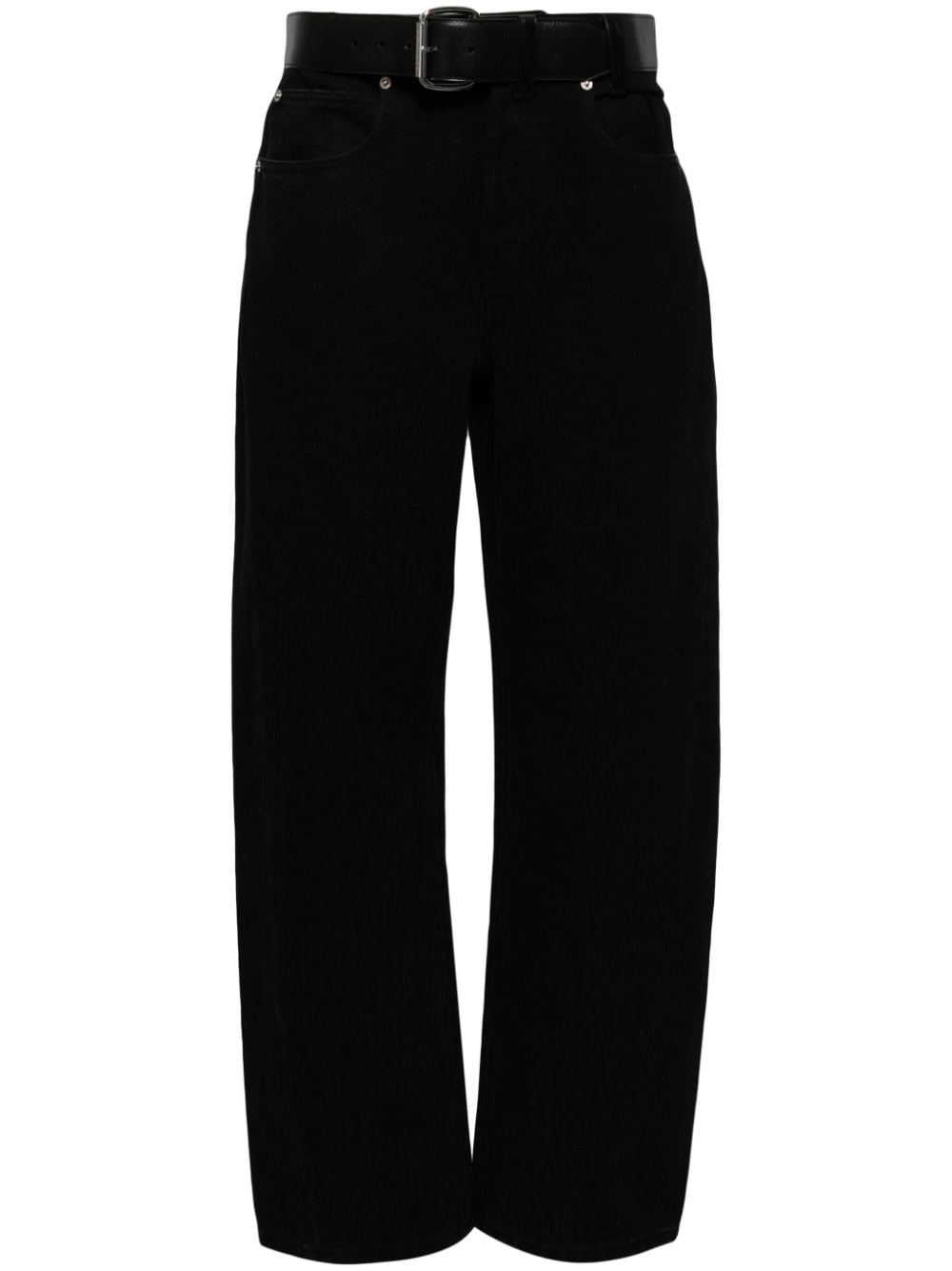 Alexander Wang belted-waist wide-leg trousers - Black von Alexander Wang