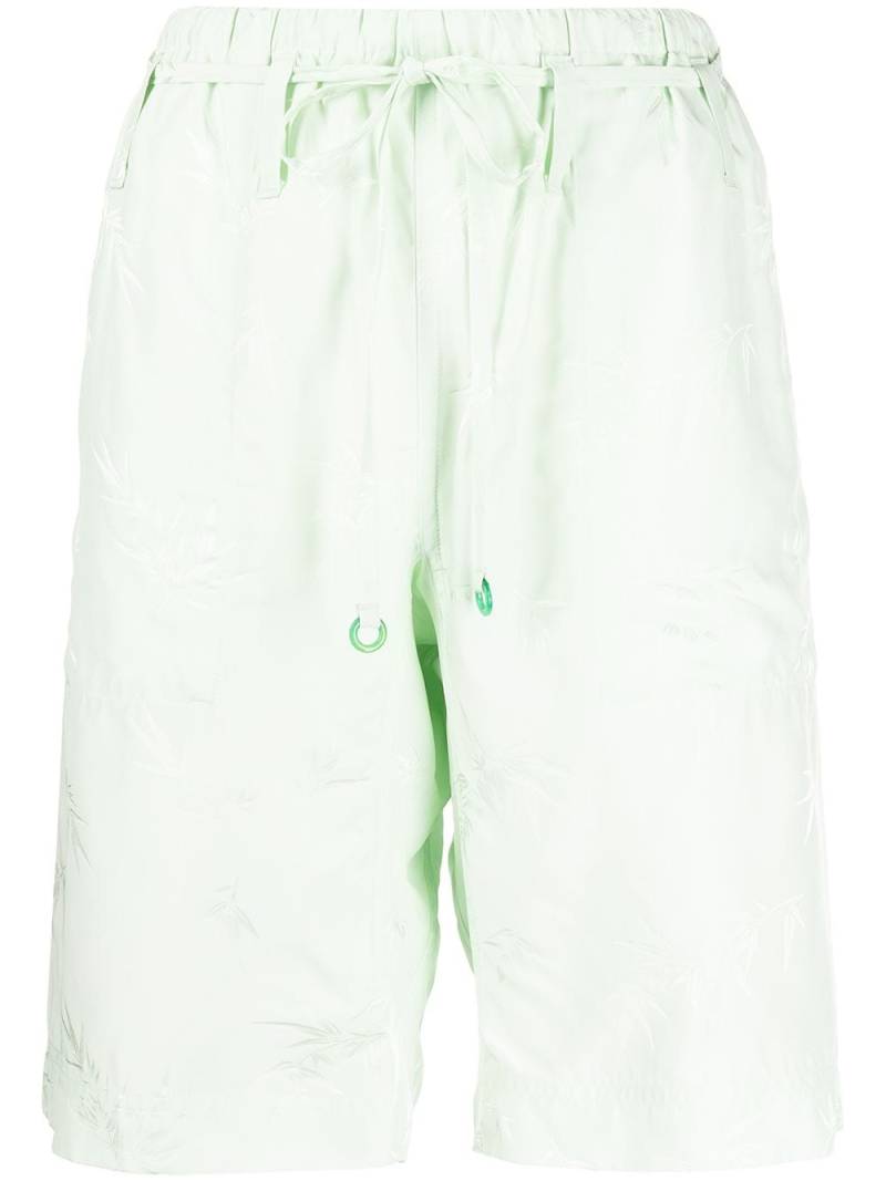 Alexander Wang drawstring pyjama shorts - Green von Alexander Wang