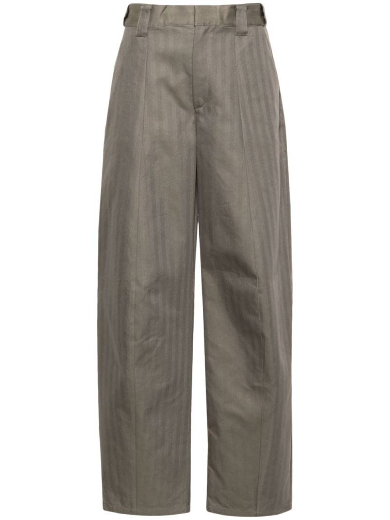 Alexander Wang adjustable herringbone trousers - Grey von Alexander Wang