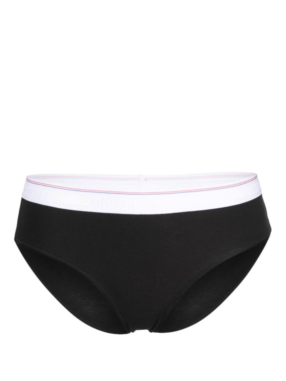 Alexander Wang logo-jacquard briefs - Black von Alexander Wang