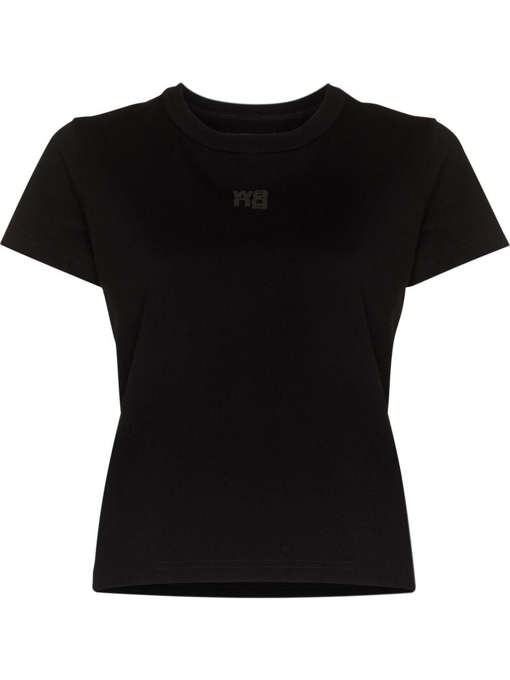 Alexander Wang logo-print short-sleeve T-shirt - Black von Alexander Wang