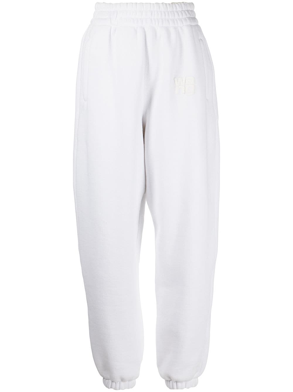 Alexander Wang logo-print track pants - White von Alexander Wang