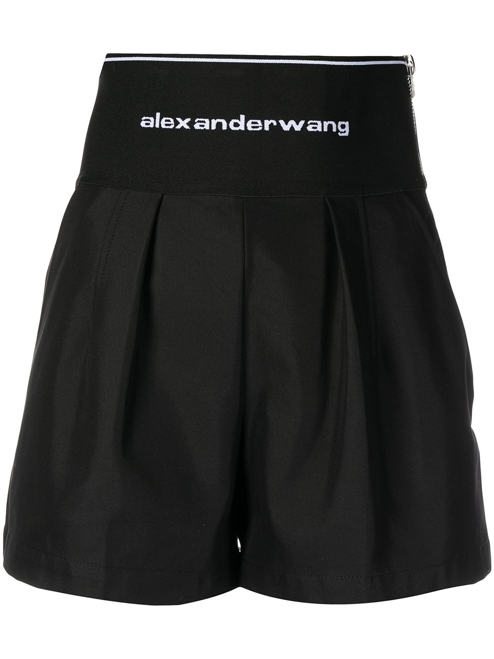 Alexander Wang logo waistband safari shorts - Black von Alexander Wang