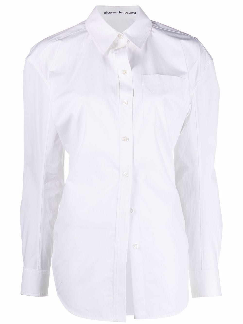 Alexander Wang long-sleeve cotton shirt - White von Alexander Wang