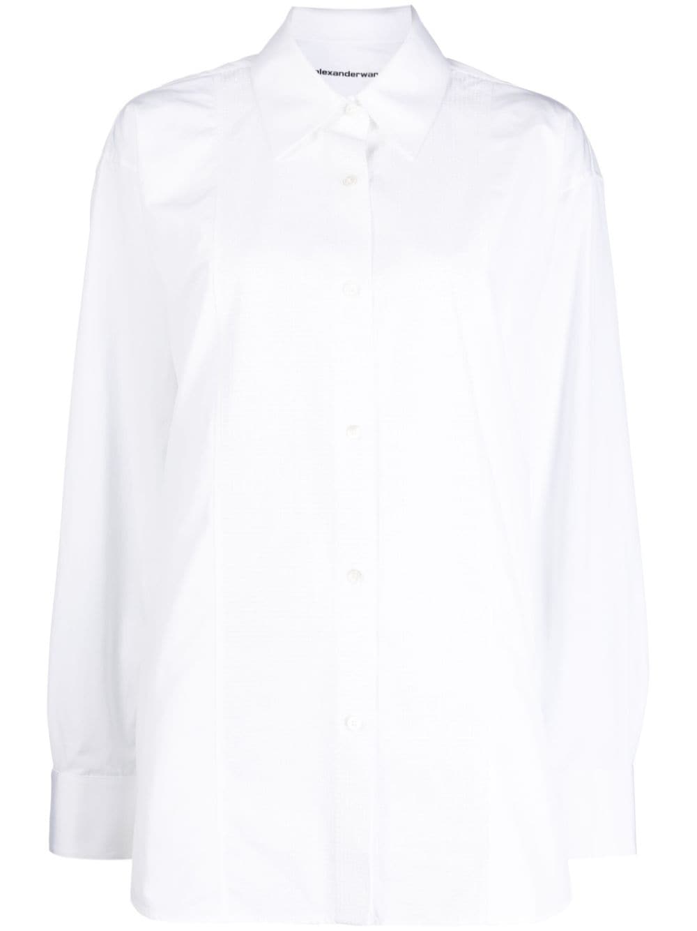 Alexander Wang long-sleeve cotton shirt - White von Alexander Wang