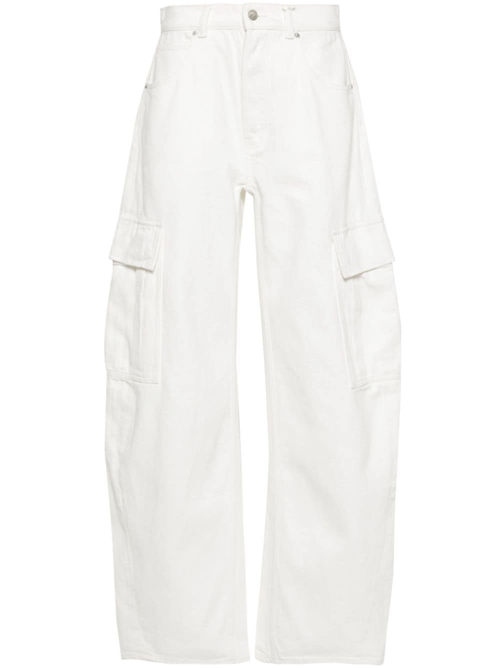 Alexander Wang low-rise cargo jeans - White von Alexander Wang