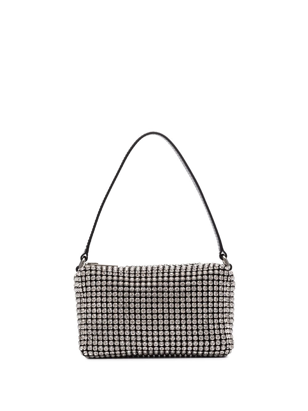 Alexander Wang medium Wangloc rhinestone-embellished clutch bag - Metallic von Alexander Wang