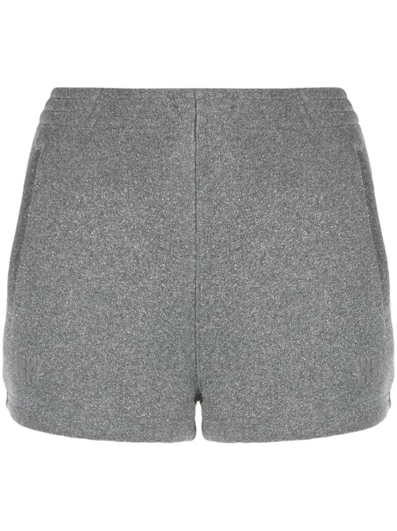 Alexander Wang metallic-threading mini shorts - Grey von Alexander Wang