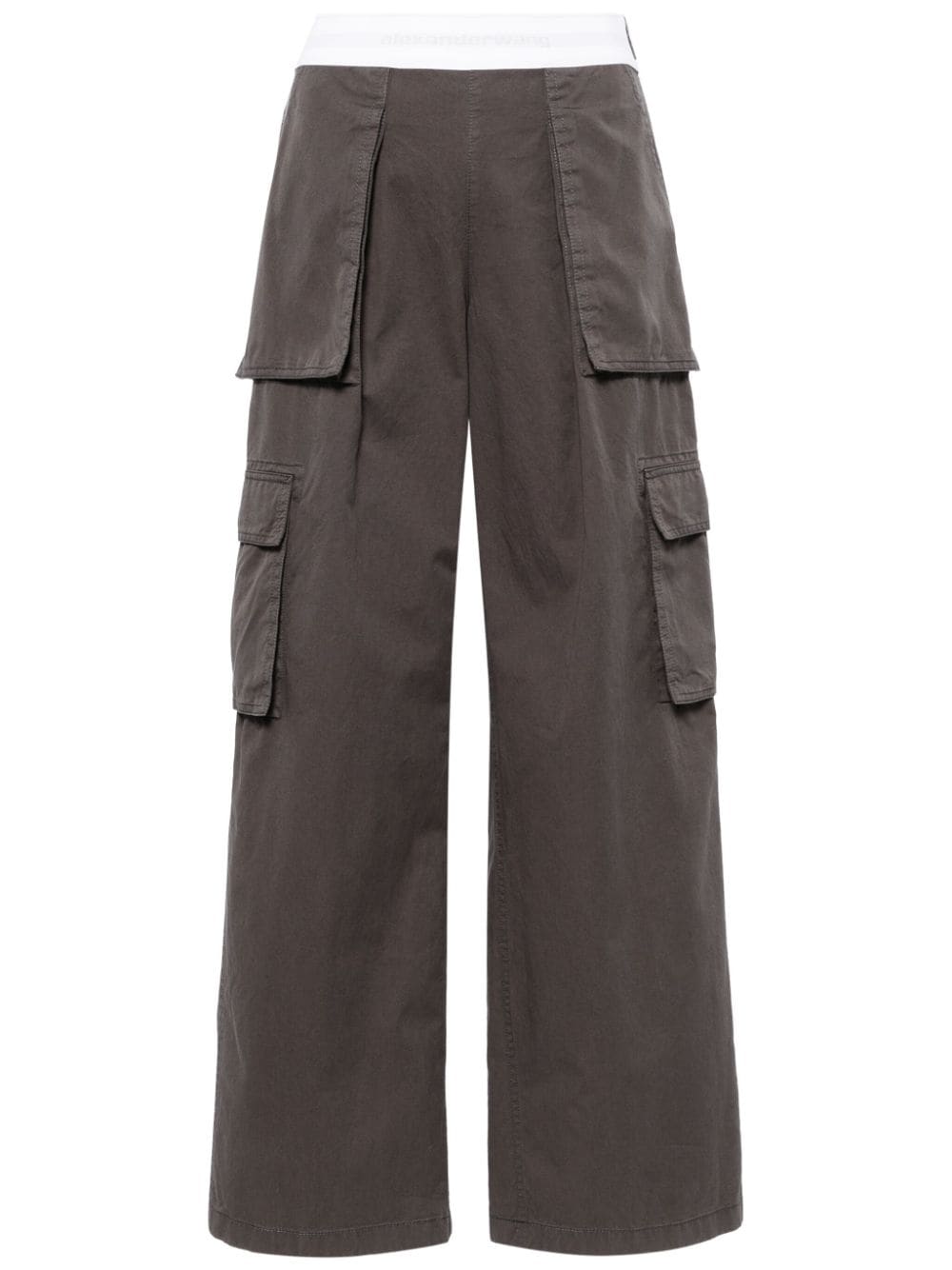 Alexander Wang mid-rise cargo trousers - Grey von Alexander Wang