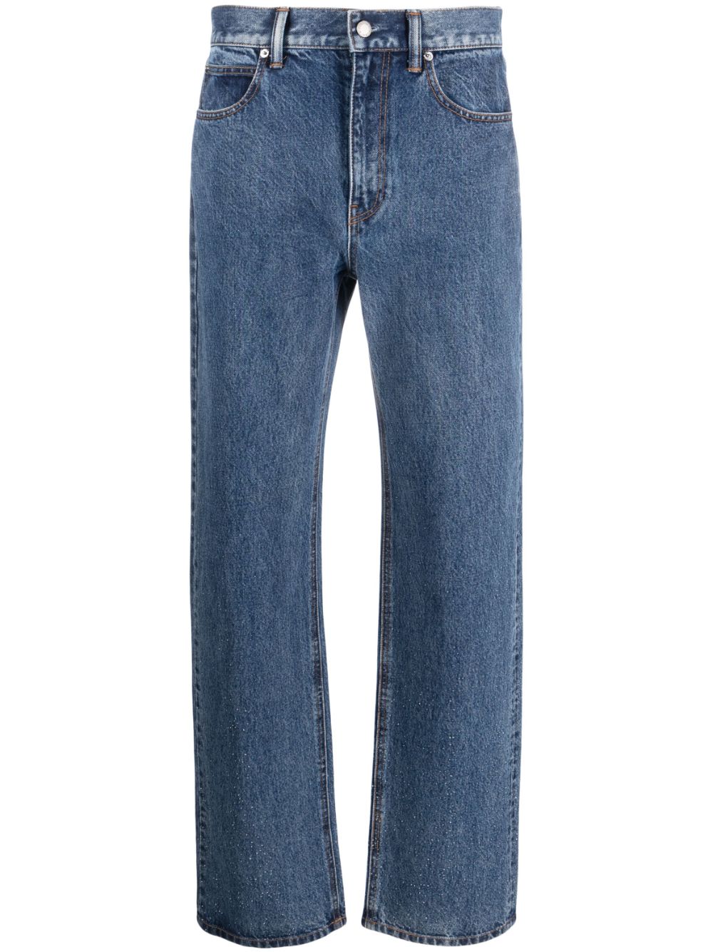 Alexander Wang mid-rise straight-leg jeans - Blue von Alexander Wang