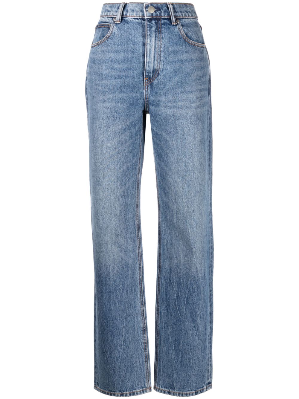 Alexander Wang mid-rise straight-leg jeans - Blue von Alexander Wang