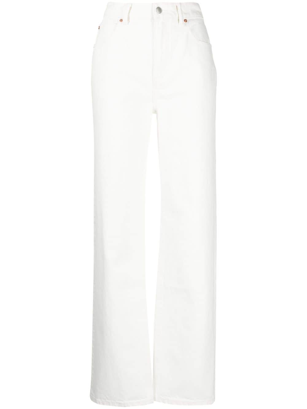 Alexander Wang mid-rise straight-leg jeans - White von Alexander Wang