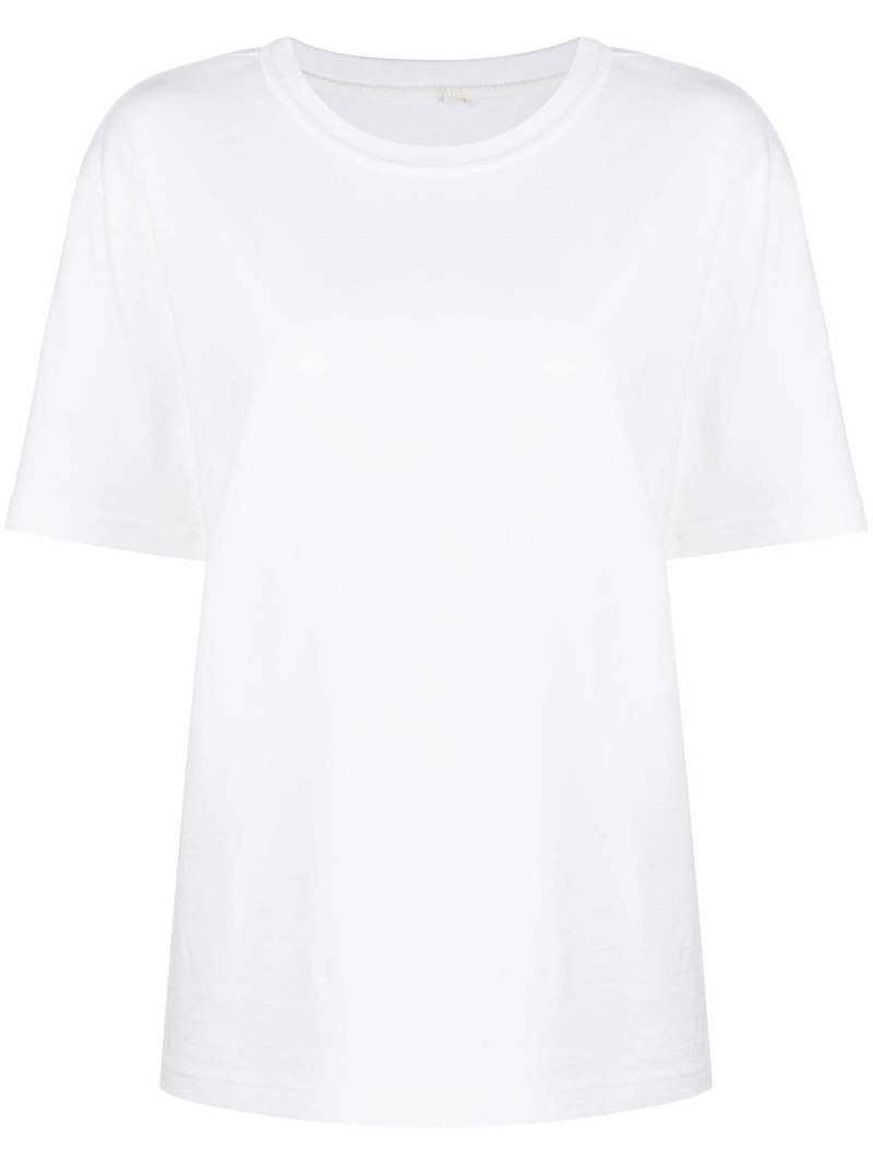 Alexander Wang rubberised-logo cotton T-shirt - White von Alexander Wang