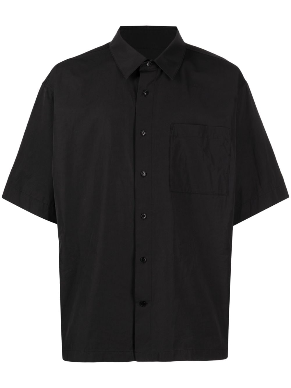 Alexander Wang short-sleeve poplin shirt - Black von Alexander Wang